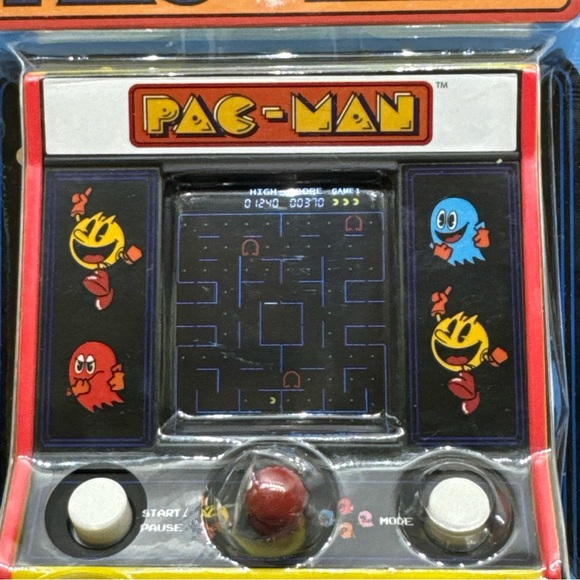 Pac-Man Color LCD Retro Mini Arcade Classics Game By Basic Fun - Picture 3 of 6